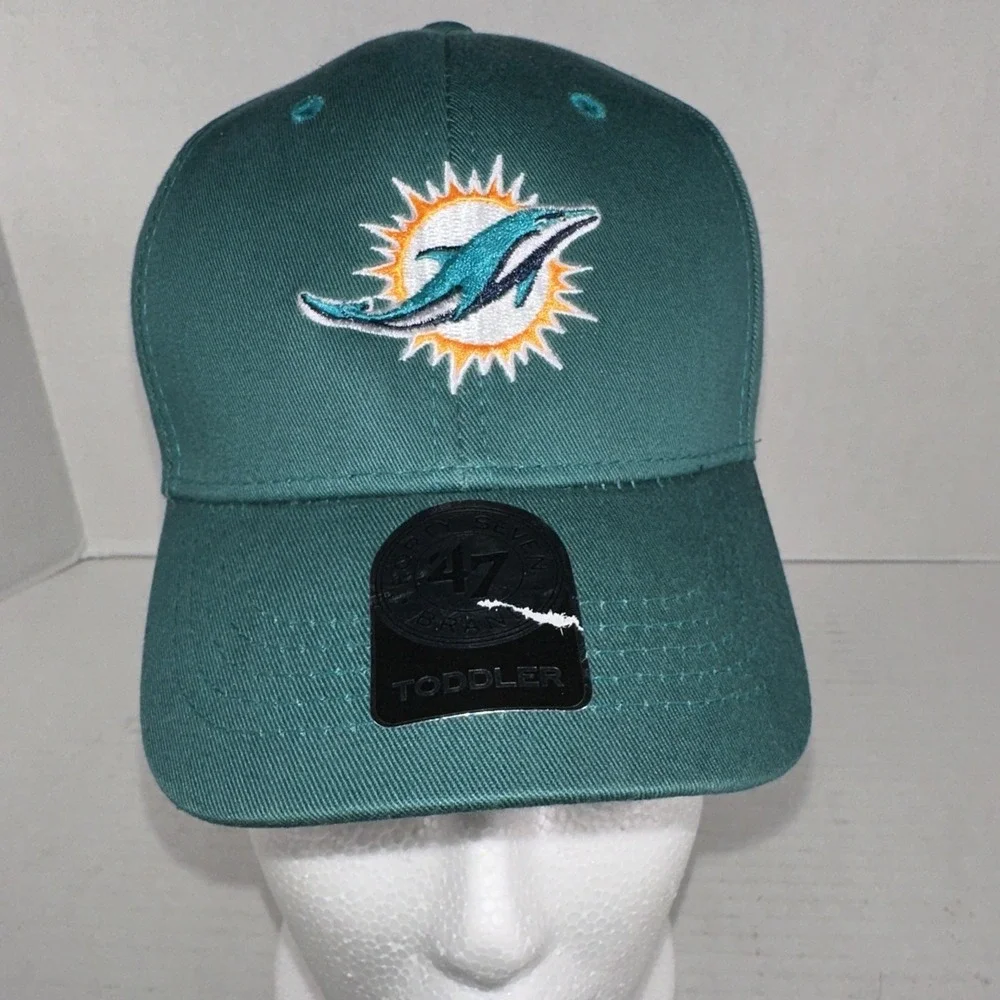NFL Miami Dolphins '47 Brand Turquoise Baby Infant Baseball Hat Cap One Size